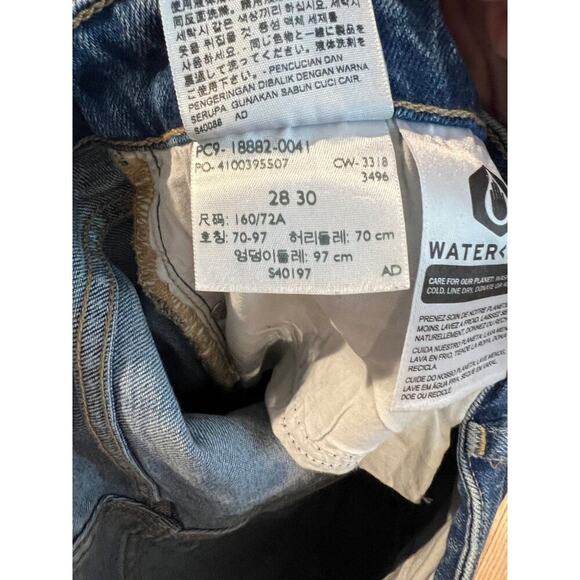 Levi’s Distressed Straight Leg Jeans, Size 28 - Picture 6 of 6